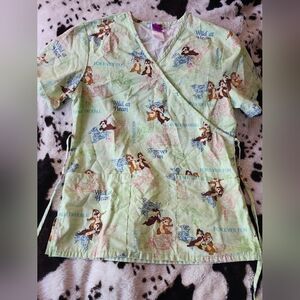 Disney Chip and Dale Scrub Top